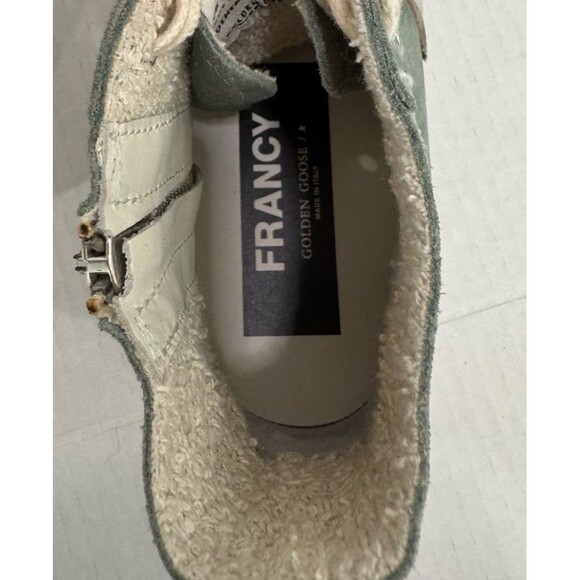 GGDB Golden Goose Francy High Top Military Green Suede Sneakers Size EU 37 US 7 - Picture 11 of 11